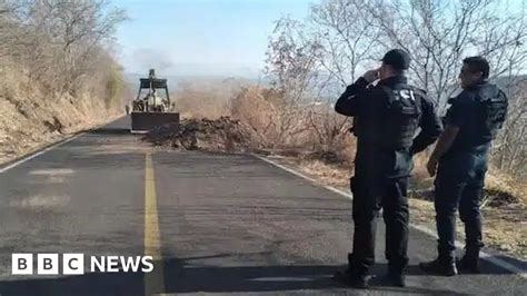 Mexico Cartel Used Explosive Drones To Attack Police Bbc News
