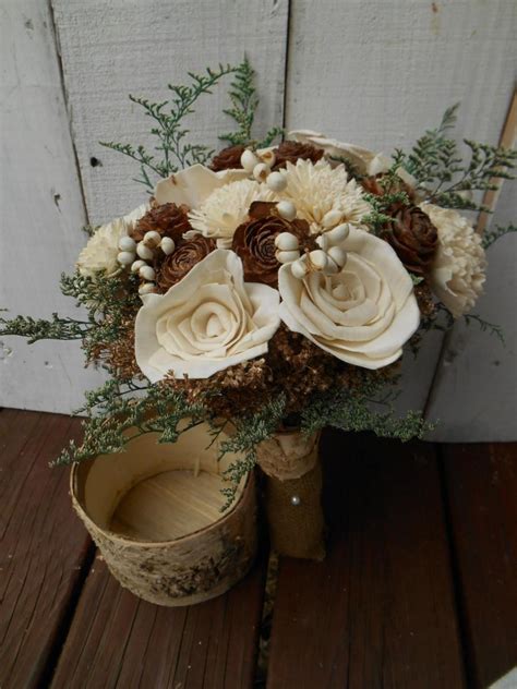 Winter Wedding Wedding Bouquet Rustic Wedding Bridal