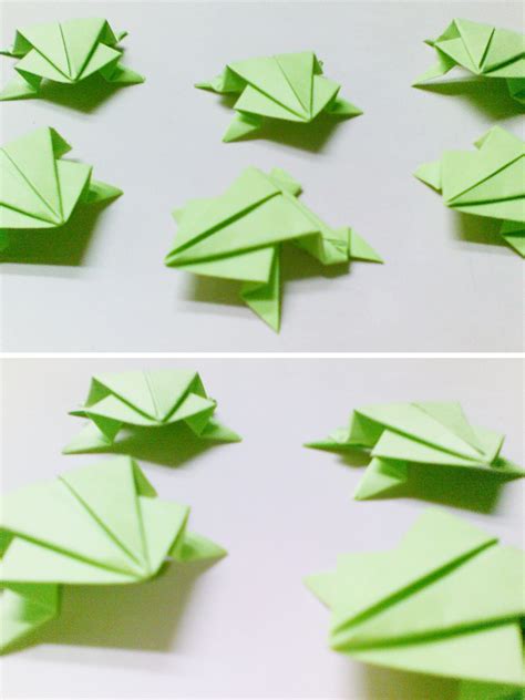 Very Simple Origami Frogs 2019