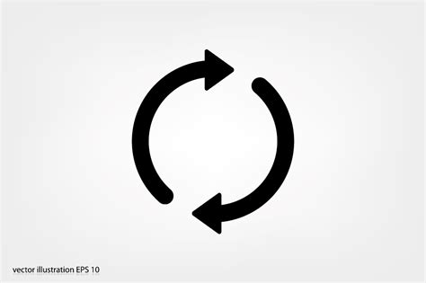 Rotation arrows icon ~ Icons ~ Creative Market