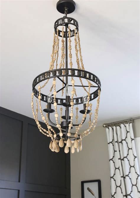 22 Genius Diy Chandelier Ideas For Decorating On A Budget Wood Bead