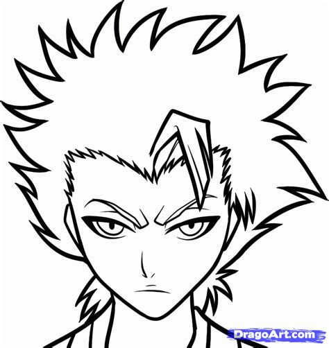 There are no set rules for drawing manga. Easy to Draw Manga Characters | how to draw hitsugaya easy, bleach step 7 | How to Draw Anime ...