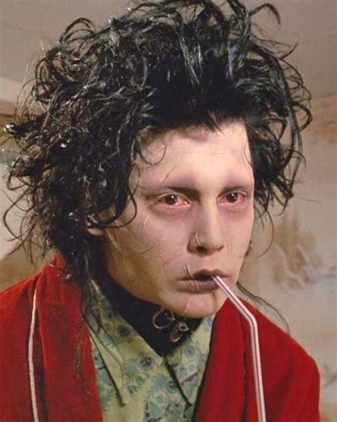 Burton uses filmmaking as a means of communicating all the feelings that used to be hidden inside him. Edward Scissorhands | Edward scissorhands, Johnny depp ...