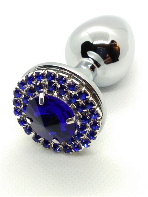 Blue Bling Bling Sensual Anal Plug Mature Sex Toy Anal Etsy