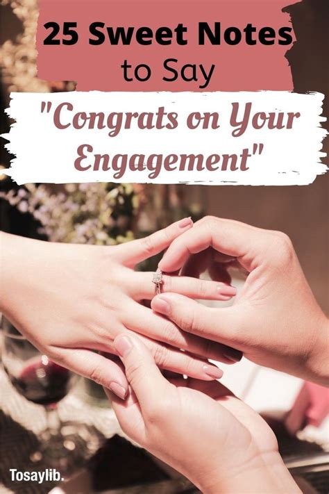 25 Sweet Notes To Say “congrats On Your Engagement” In 2020 Congrats