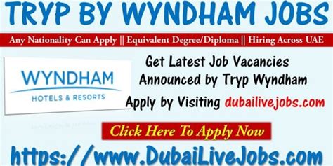 tryp by wyndham careers in dubai 2023 smart salary packages free apply now