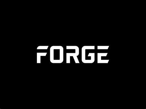 Forge Wordmark Logo By Joshua Hurst On Dribbble