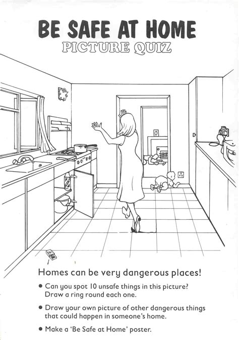 This is my favorite safety and sanitation activity! Hazards In The Home Worksheet Teaching Students With Learning | Kitchen safety