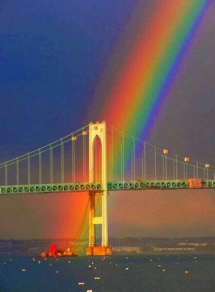 Rainbow Over The Golden Gate Bridge Beautiful Rainbow