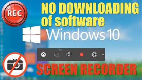 How To Record Your Computer Screen Windows 10 Youtube