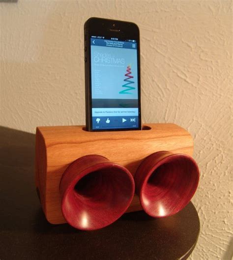 Wooden Cell Phone Speakers With Horns Etsy In 2021 Cell Phone