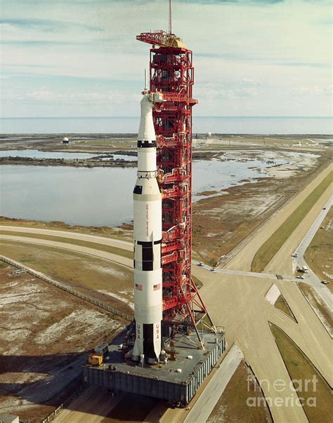 Rocket On Launching Pad Site Photograph By Bettmann Fine Art America