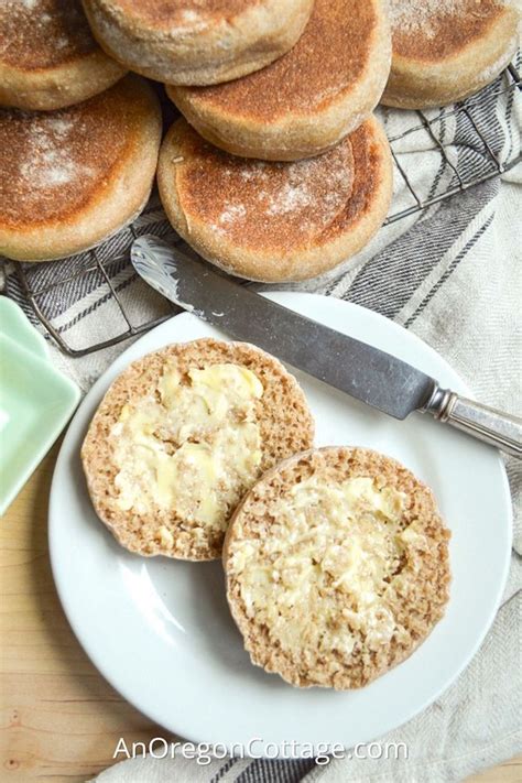 Easy Whole Wheat Sourdough English Muffins An Oregon Cottage