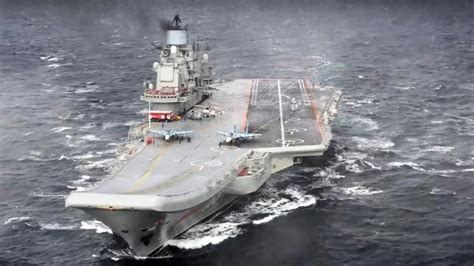 Russias Only Aircraft Carrier Catches Fire In Northern Port Al