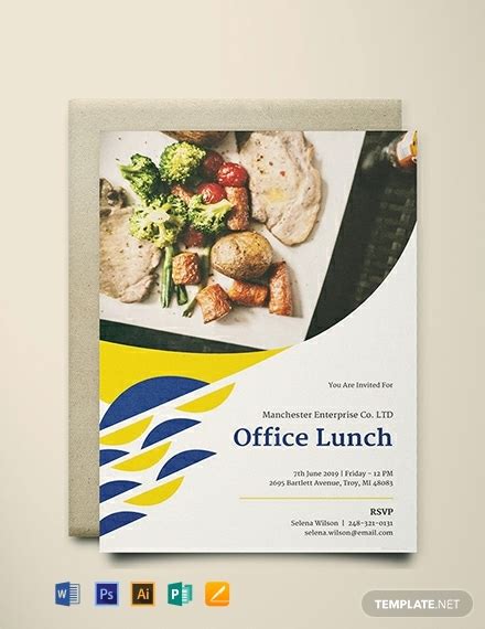 We've drafted a couple of best appreciation letters to employees while we have explored some great employee appreciation letter samples through the article, investing in an employee appreciation. FREE Office Lunch Invitation Template: Download 884+ Invitations in PSD, InDesign, Word ...