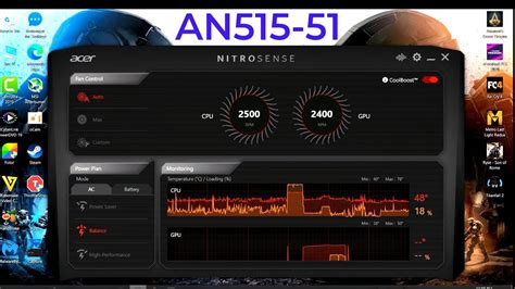How To Install Nitrosense On Acer Nitro 5 An515 51 Youtube