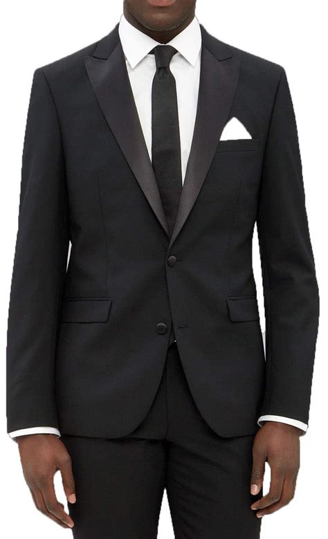 New Mens 2 Button Black Tuxedo Suit Includes Jacket And Pants Buy