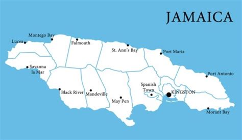 Map Of Jamaica 560x324 