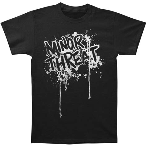 Minor Threat Minor Threat Men S Drip T Shirt Black