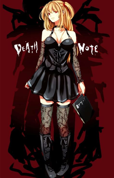 Death Note Misa Official Art A Scene From Death Note 2006