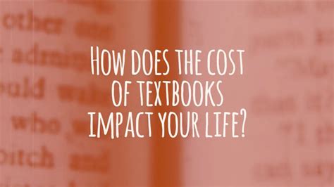 How Textbook Costs Impact Oregon State University Students Youtube