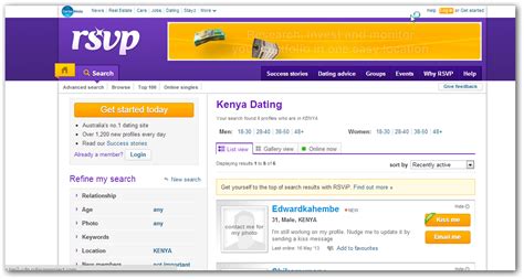 We did not find results for: Top 25 Highly Rated Kenya Dating Sites ~ Kenyan Bachelor