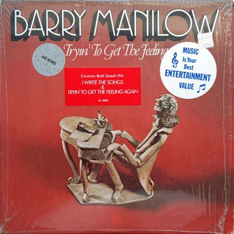 Barry Manilow Tryin To Get The Feeling 1976 Prc Press Vinyl Discogs