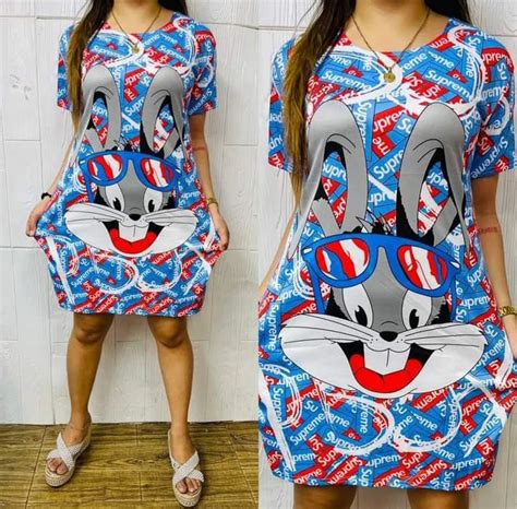 Eav Bugs Bunny Dress Fit From Small To Large Cotton Spandex High