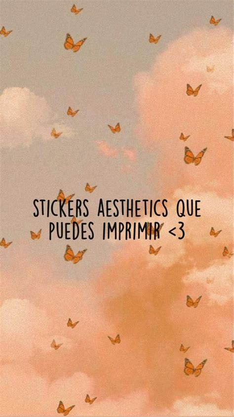 Stickers Aesthetics Que Puedes Imprimir