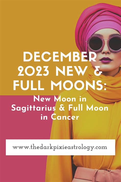 December 2023 New And Full Moons New Moon In Sagittarius And Full Moon In