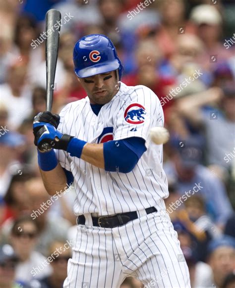 Chicago Cubs Infielder Mark Derosa Pulls Editorial Stock Photo Stock