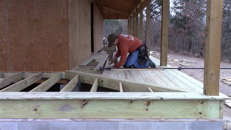 The 3/12 will take you into the realm of flat roofing, necessitating material compromises. Building My Own Home: Episode 54 - Full Wrap Around Porch: Using 5/4 x 6 treated pine. - YouTube