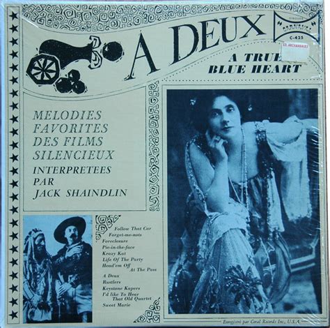 Jack Shaindlin À Deux A True Blue Heart Vinyl Discogs