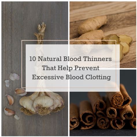 10 Natural Blood Thinners That Help Prevent Blood Clots The Health