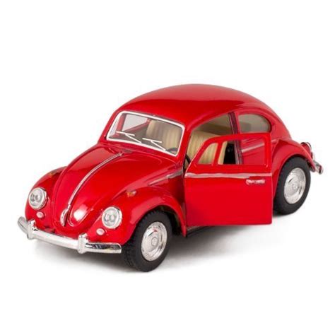 Buy Kinsmart Red 1967 Classic Die Cast Volkwagen Beetle Toy With Pull