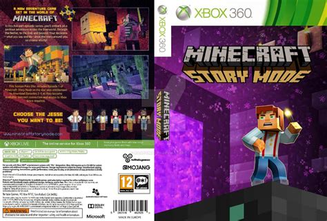 Game Cover Xbox 360 Minecraft Story Mode By Raatomazini On Deviantart