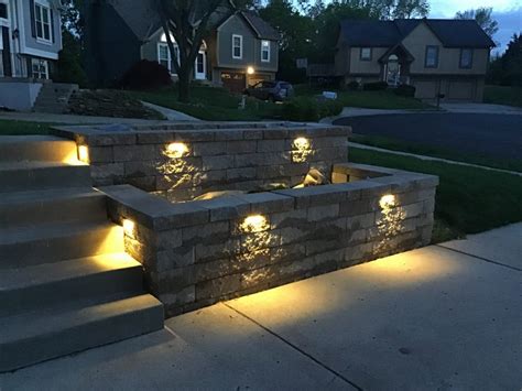 Led Hardscape Lights Illuminate Retaining Walls Deck Steps And