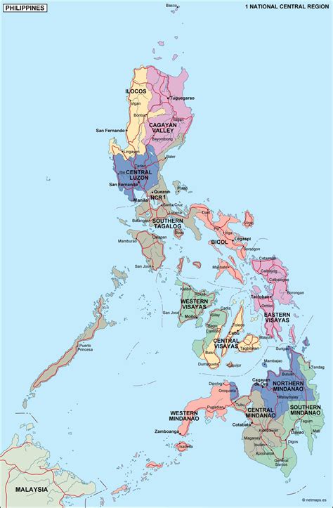 Philippines Political Map Order And Download Philippines Political Map