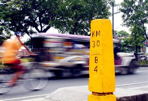 Kilometer Post Stock Photo Image Of Traveller Roads 26958386