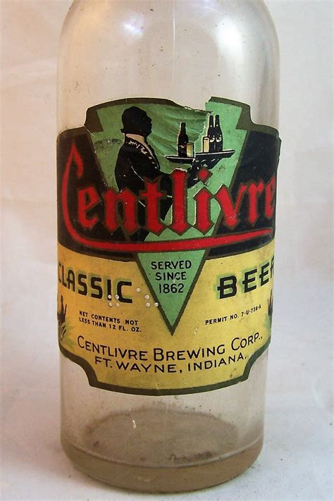 Lot Detail Centlivre Classic Beer Bottle With Neck Label