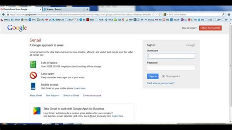 How To Open A Gmail Account Youtube