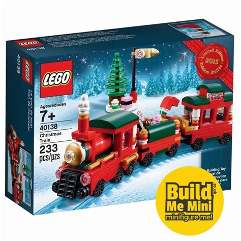 2015 Limited Edition Lego Christmas Train Set 40138 Build Me Mini