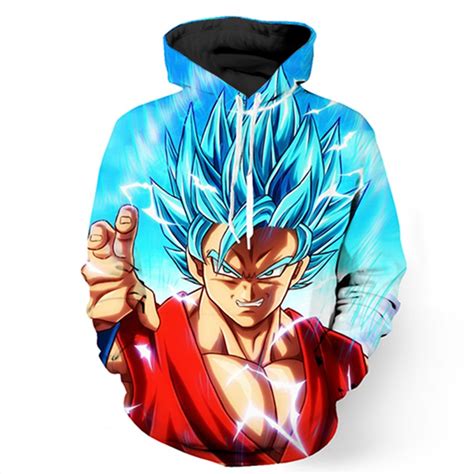 Dragon Ball Z Hoodies Cute Kid Goku 3d Hoodies Pullovers Sweatshirts