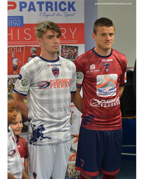 Clermont foot 63 | officiel. Clermont Foot 14/15 Patrick Home & Away Football Kits | 14 ...