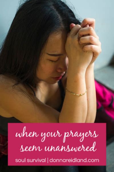 When Your Prayers Seem Unanswered January 24 Soul Survival