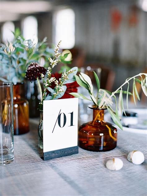 The Prettiest Wedding Table Number Ideas From Real Weddings Martha