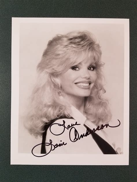 Loni Anderson Autographed 8x10 Photo Pose 6 Coa Ebay