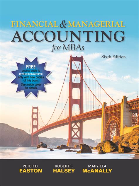 Financial And Managerial Accounting For Mbas 6e Cambridge Business