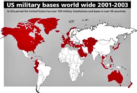 Cool World Map Of American Military Bases 2022 World Map With Major