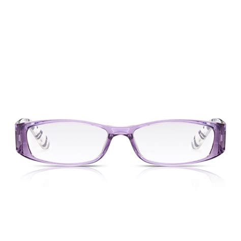 Buy Read Optics Womens Purple And Crystal Full Frame Rectangle Reading Glass
